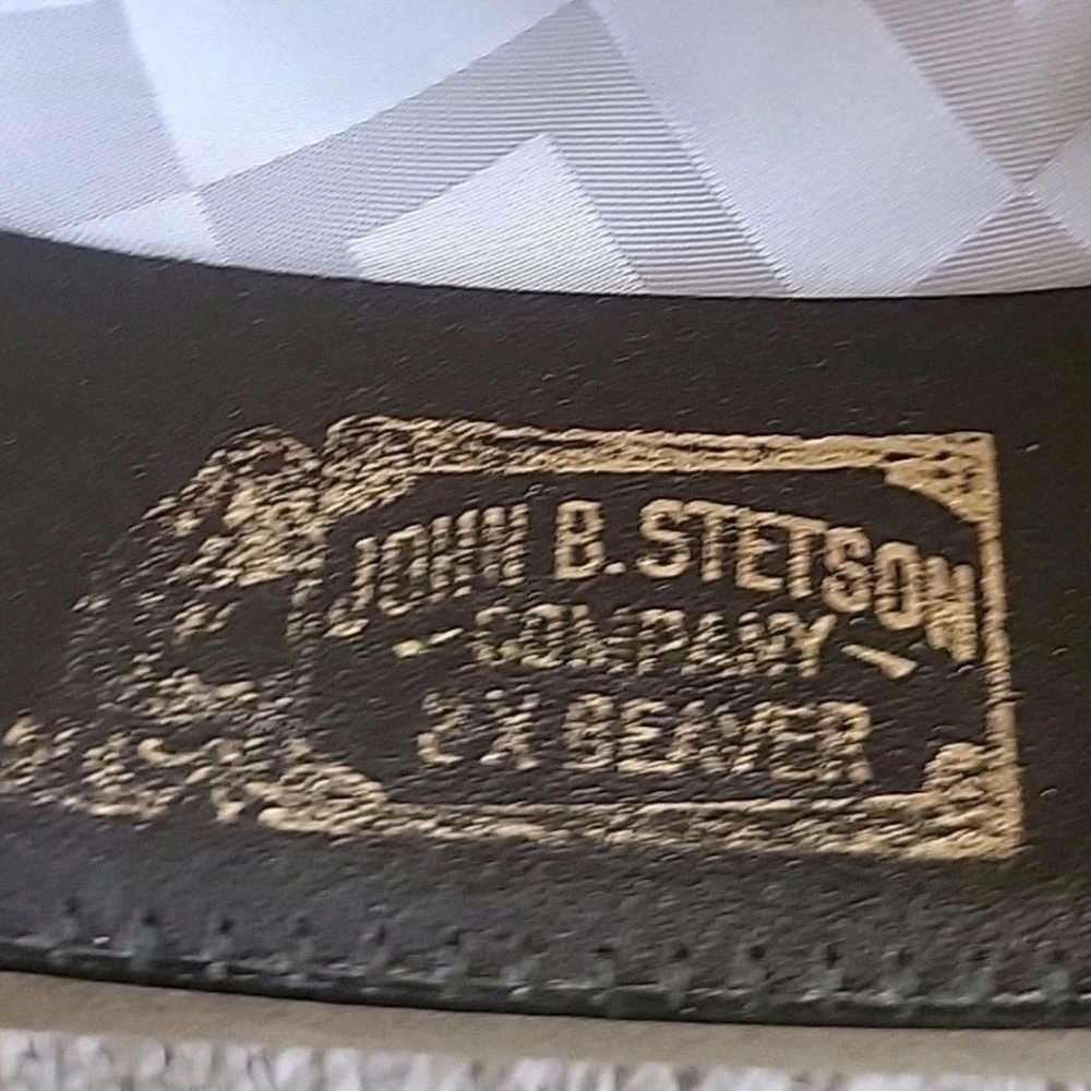 Vintage Stetson Cowboy Hat 7 1/8 Brown 2X Beaver Fur Eddie Bauer Collab USA Made - Picture 10 of 12